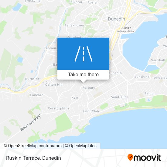 Ruskin Terrace map