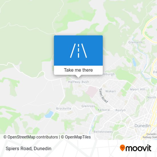 Spiers Road map