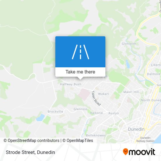 Strode Street map