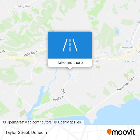 Taylor Street map