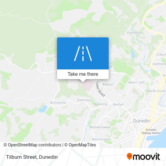 Tilburn Street map