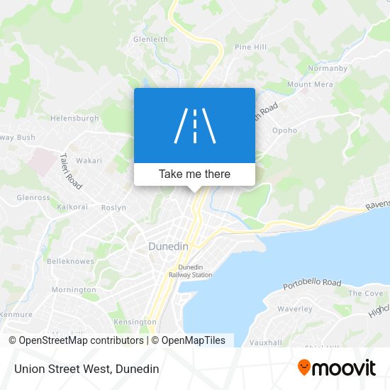 Union Street West map