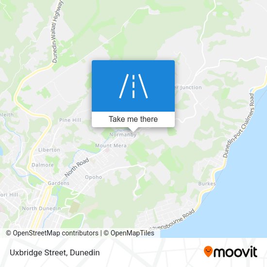 Uxbridge Street map