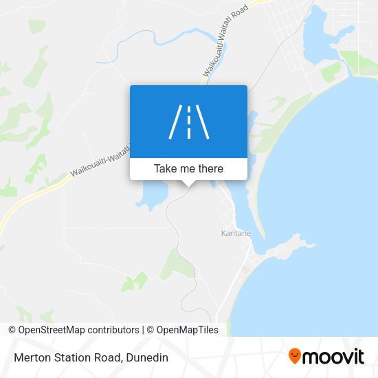 Merton Station Road map