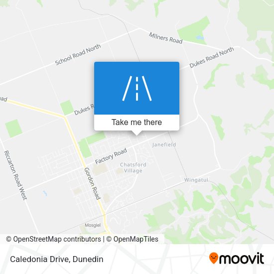 Caledonia Drive map