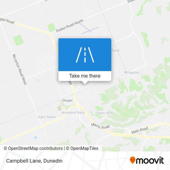 Campbell Lane map