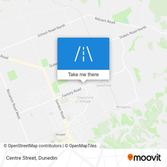 Centre Street map