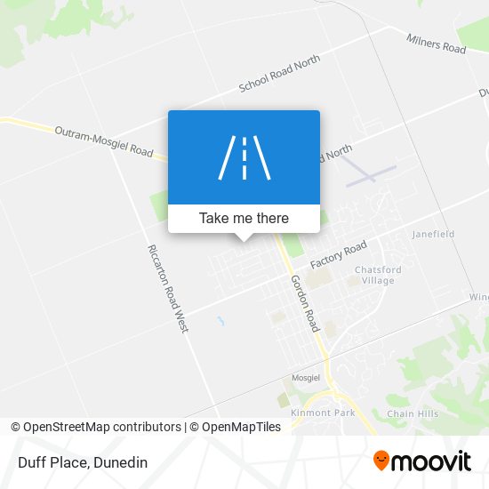 Duff Place map