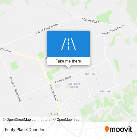 Fenty Place map