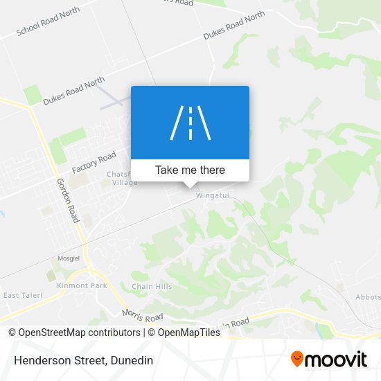 Henderson Street map