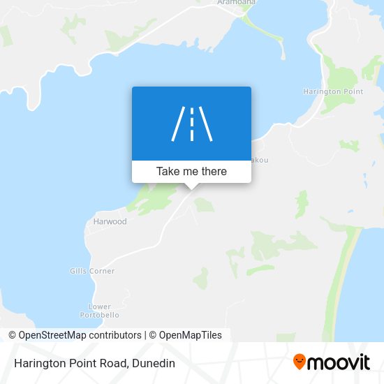 Harington Point Road map