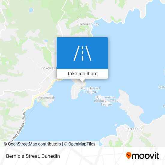 Bernicia Street map
