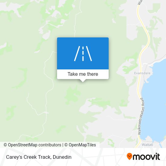 Carey's Creek Track map