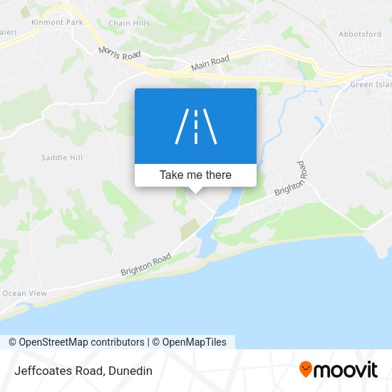 Jeffcoates Road map