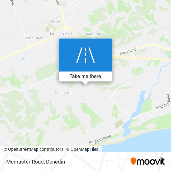 Mcmaster Road map