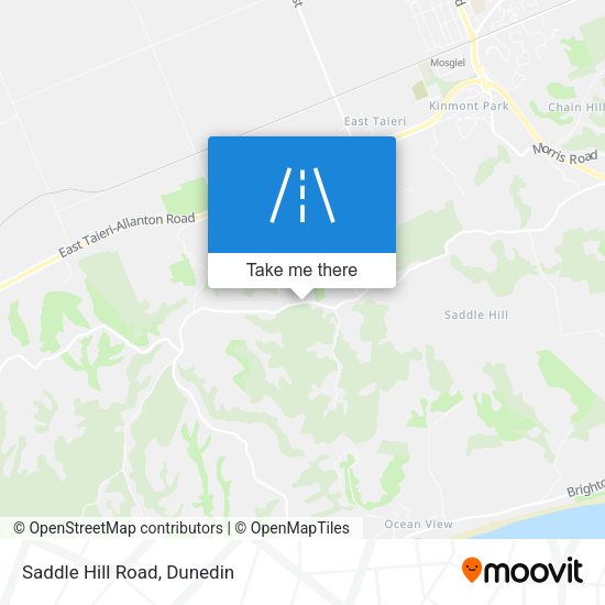 Saddle Hill Road map