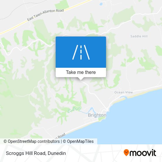 Scroggs Hill Road map