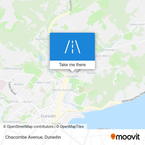 Chacombe Avenue map