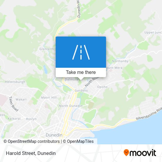 Harold Street map