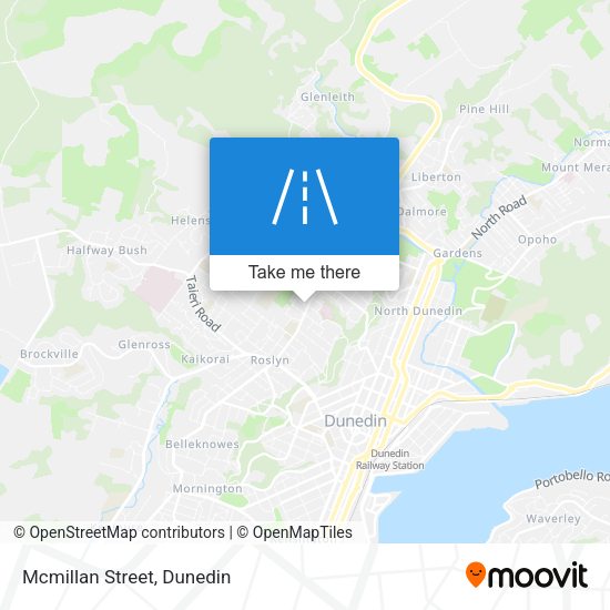 Mcmillan Street map