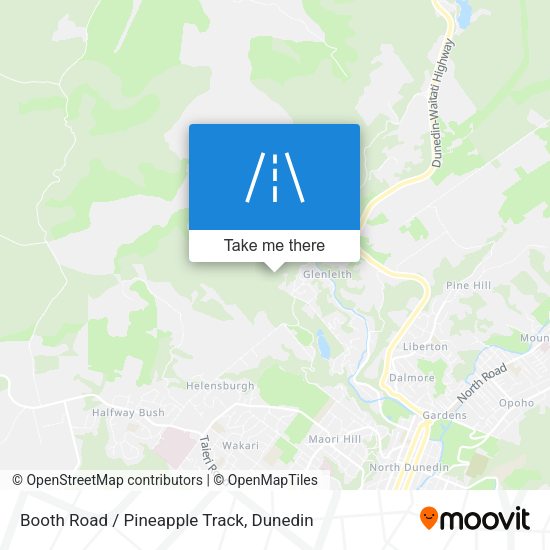 Booth Road / Pineapple Track map