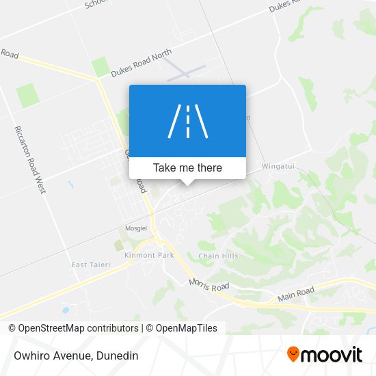 Owhiro Avenue map