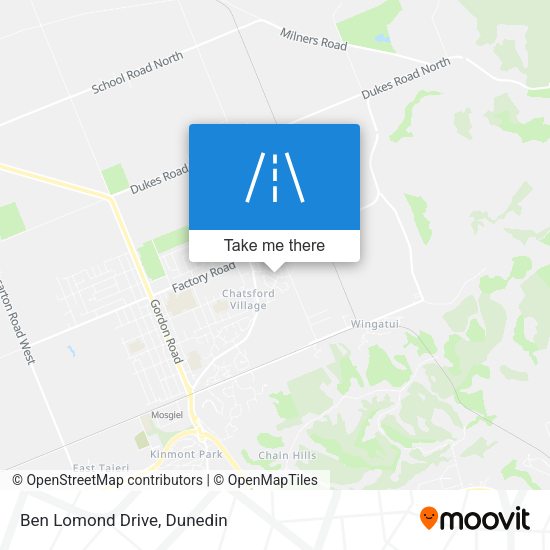 Ben Lomond Drive map