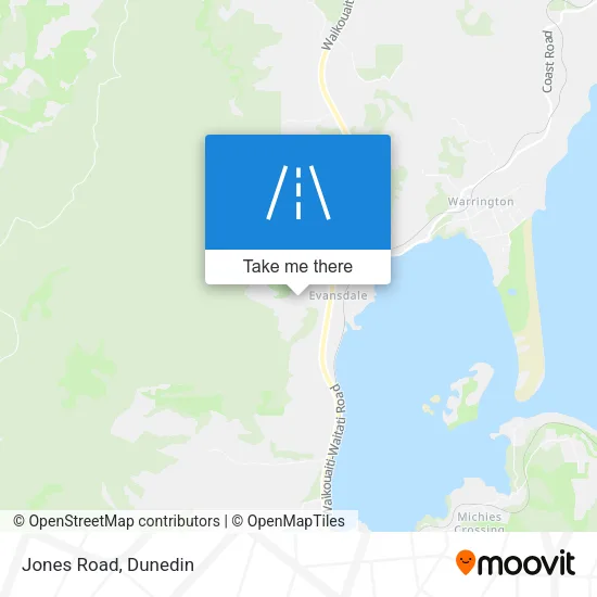Jones Road map