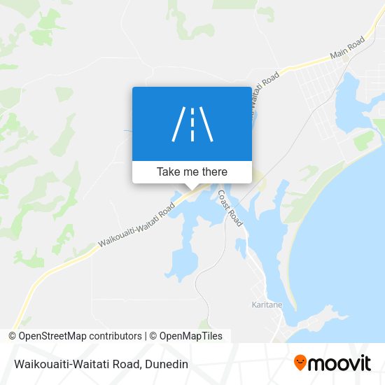 Waikouaiti-Waitati Road map