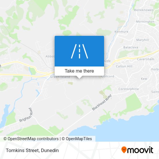 Tomkins Street map
