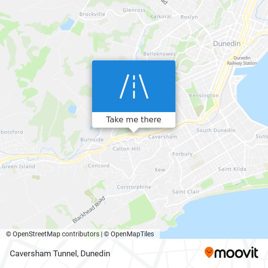 Caversham Tunnel map