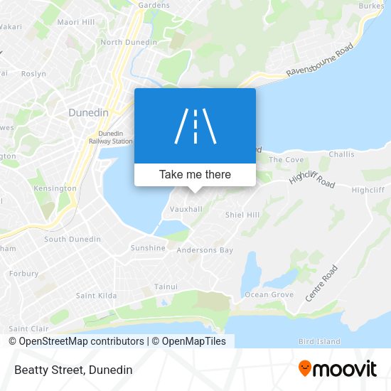 Beatty Street map