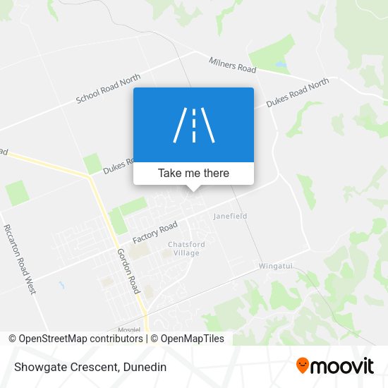 Showgate Crescent map