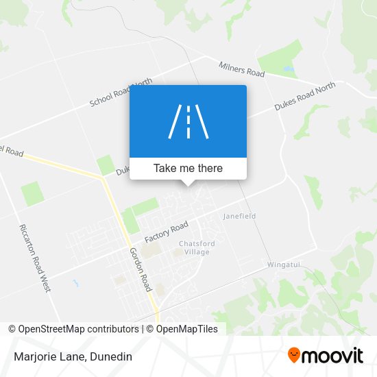 Marjorie Lane map