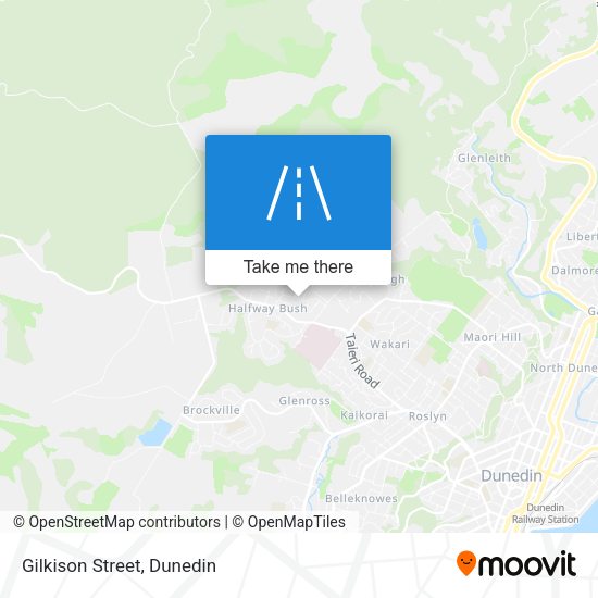Gilkison Street map