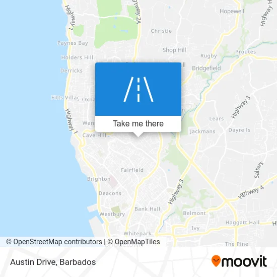 Austin Drive map