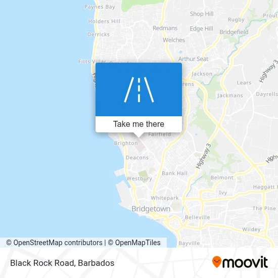 Black Rock Road map