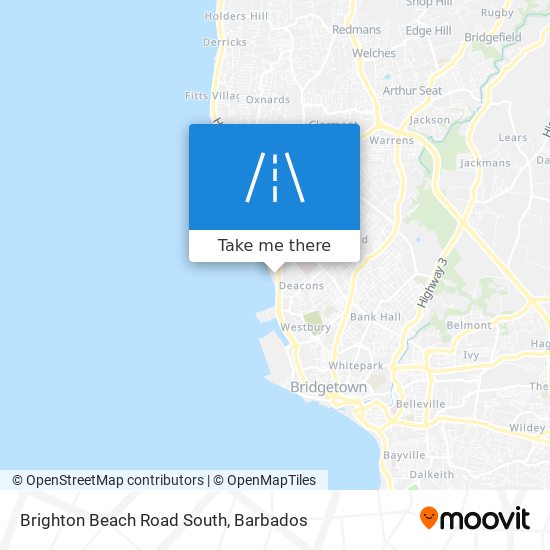 Brighton Beach Road South map