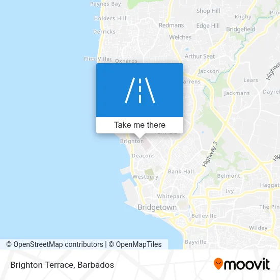 Brighton Terrace map