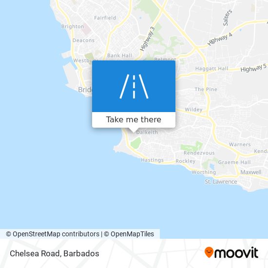 Chelsea Road map