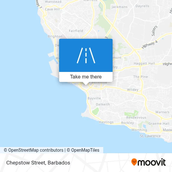 Chepstow Street map