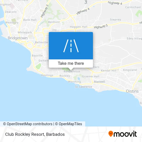 Club Rockley Resort map