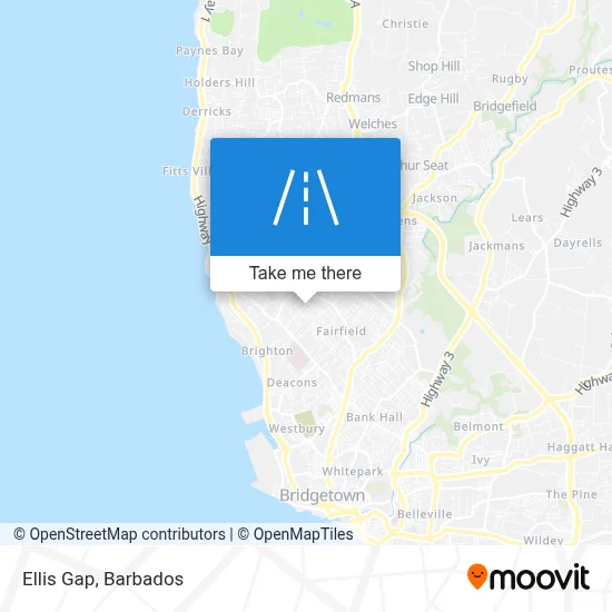 Ellis Gap map