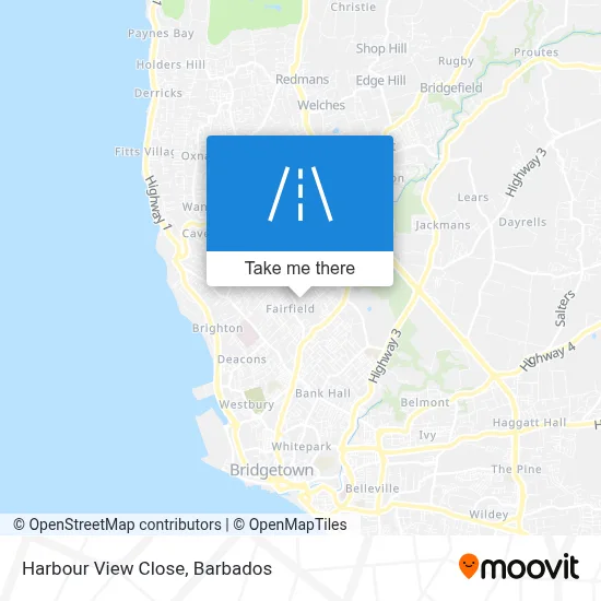 Harbour View Close map