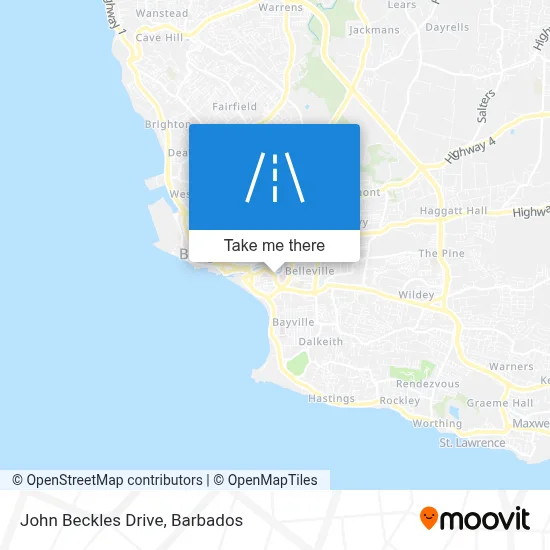 John Beckles Drive map