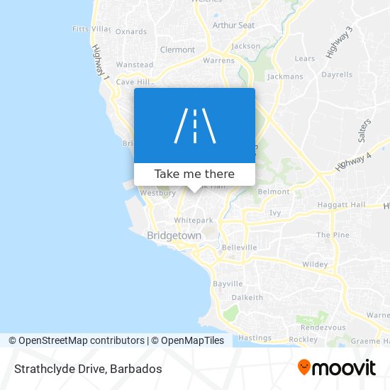 Strathclyde Drive map