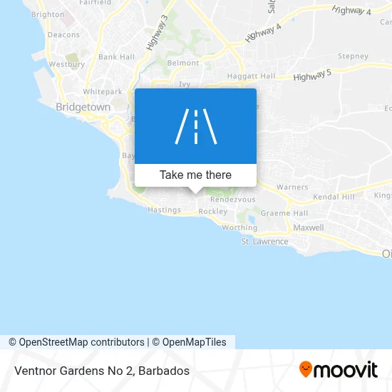 Ventnor Gardens No 2 map