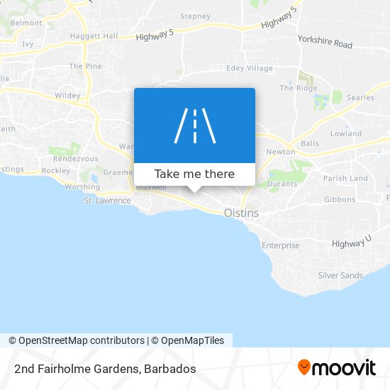 2nd Fairholme Gardens map