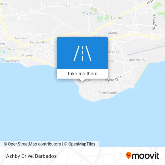Ashby Drive map