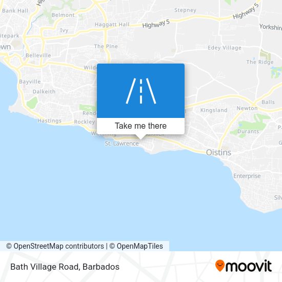 Bath Village Road map